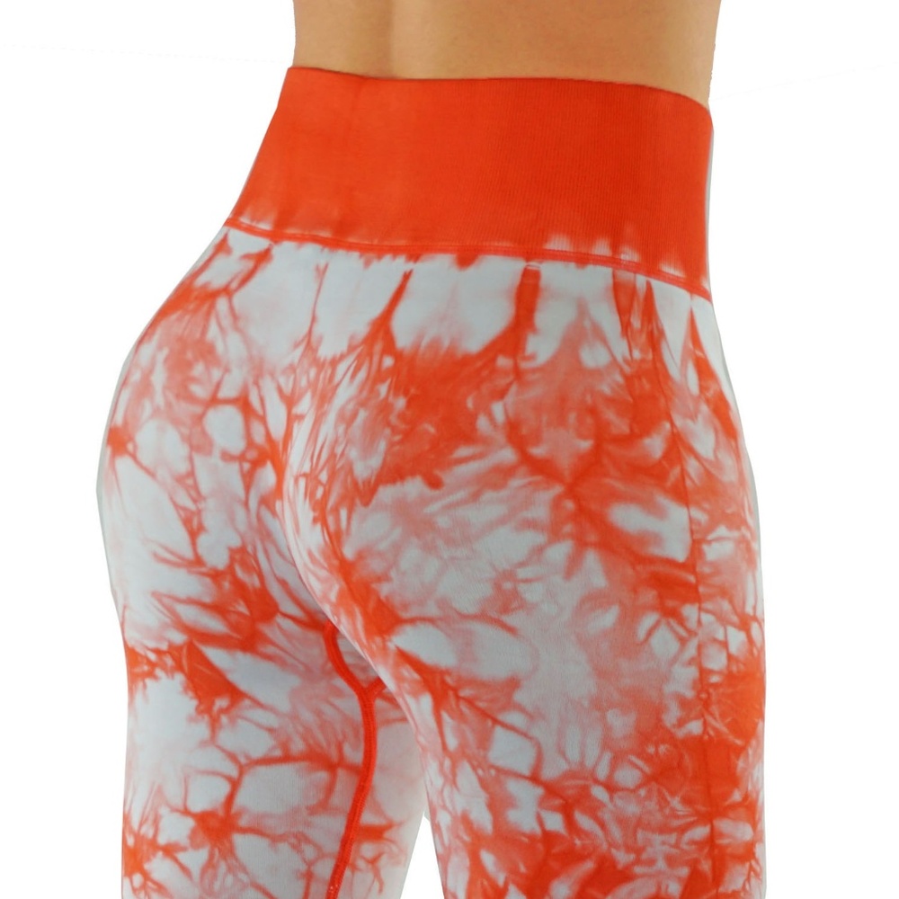Capri leggings with marble design - Picture 2 of 4